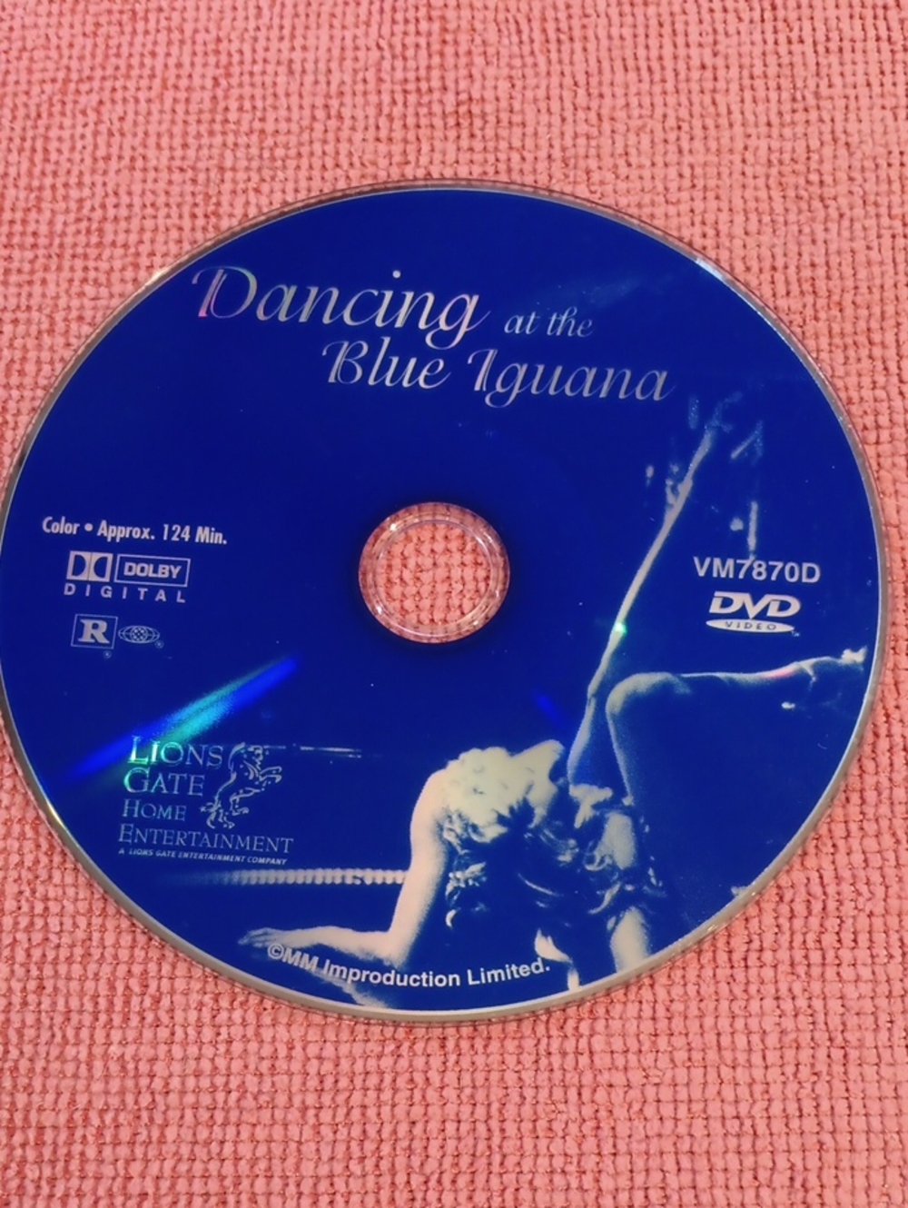 2/$12 Dancing at the Blue Iguana DVD *NO CASE*